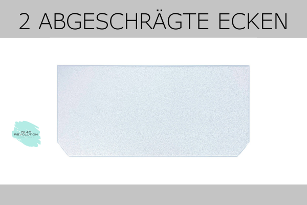 2 abgeschrägte Ecken