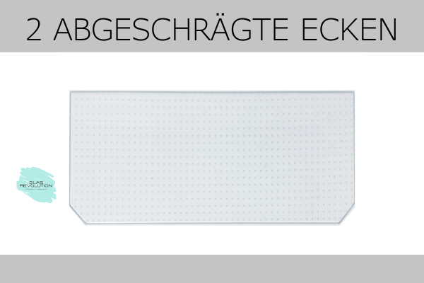 2 abgeschrägte Ecken