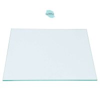 Kühlschrank Einlegeboden - Klarglas 4 mm – Glasplatte, eckige Ecken, alle Maße lieferbar (89,96 EUR/qm)